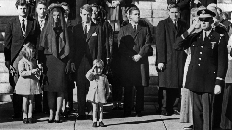 Kennedy family at JFK funeral