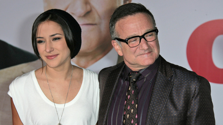 Robin Williams with daughter Zelda