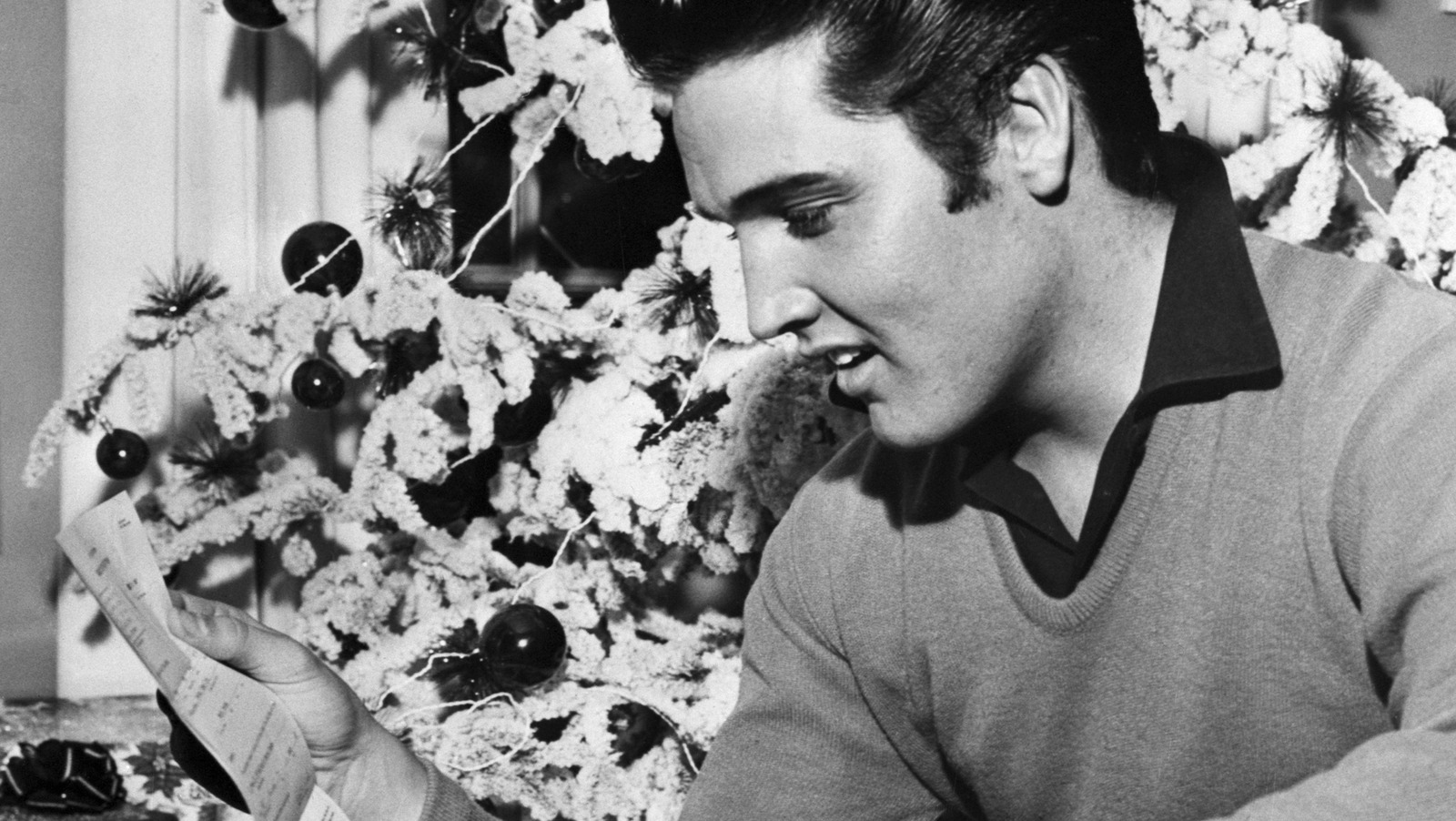 Elvis presley white christmas