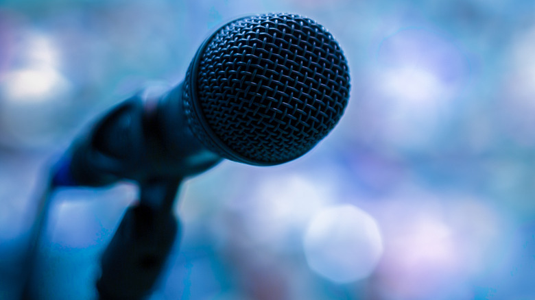 Stock photo of microphone