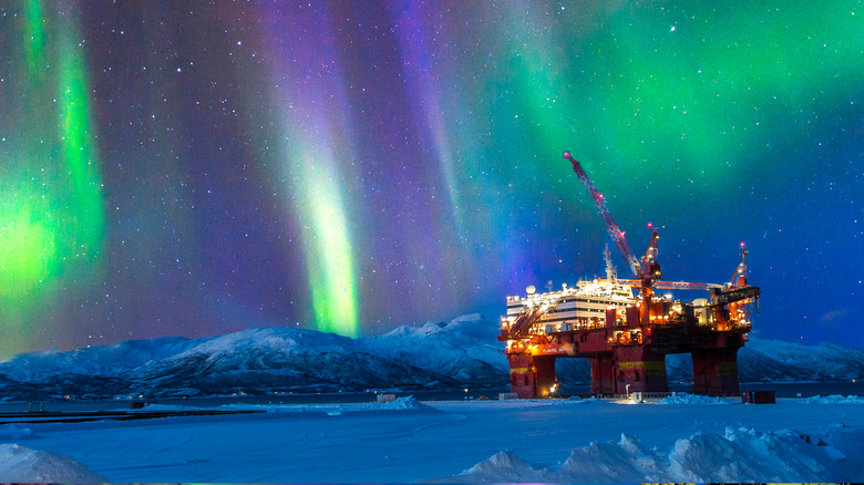 Oil rig in Norway