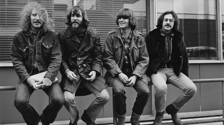 Creedence Clearwater Revival black-and-white photo