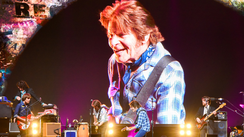 John Fogerty playing with his band