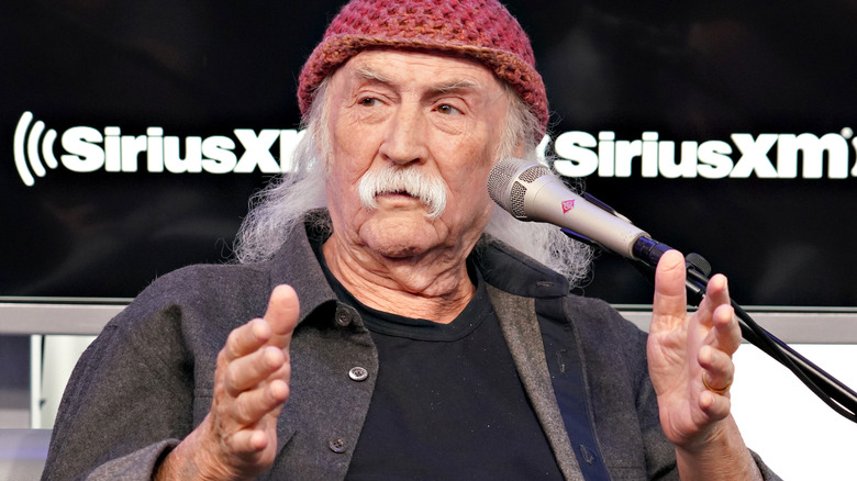 David Crosby speaking gesticulating SiriusXM