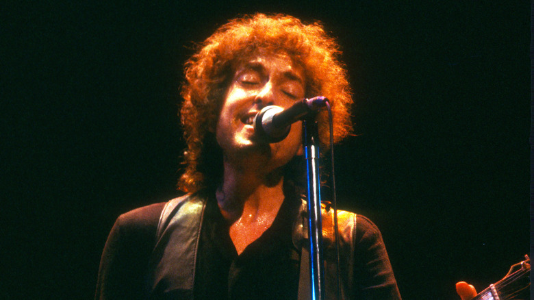 Bob Dylan on stage