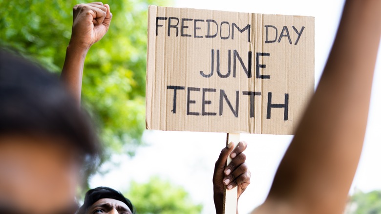 Juneteenth sign 