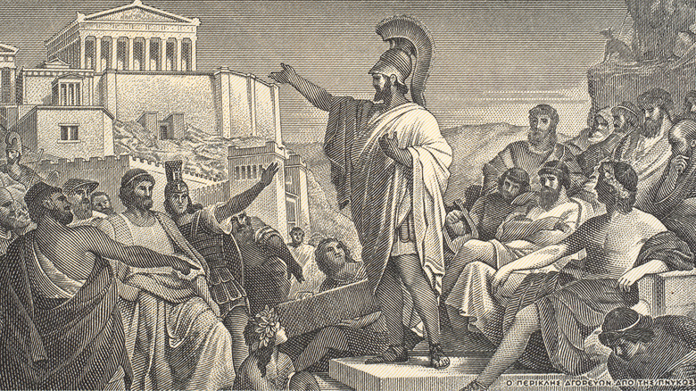 ancient greek funeral speech