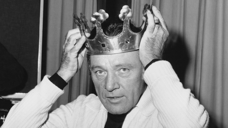 Richard Burton with crown