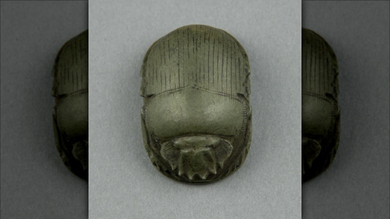 ancient Egyptian heart scarab amulet