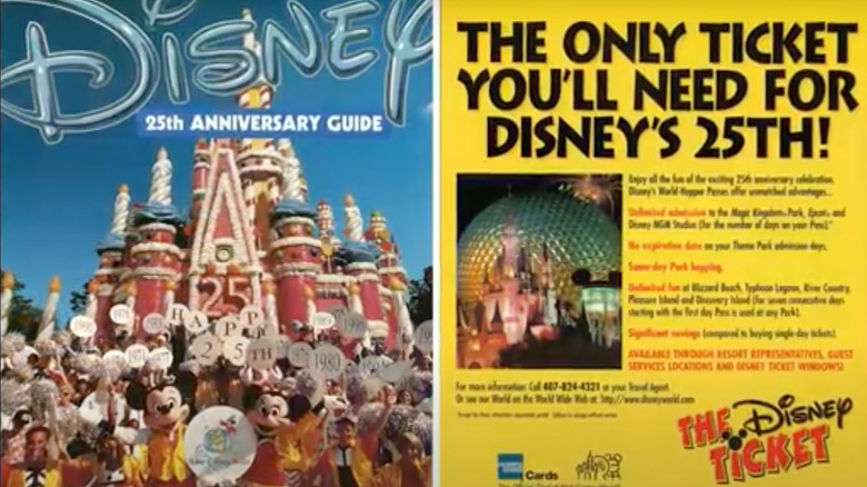 Guide for Disney World's 25th anniversary, 1996