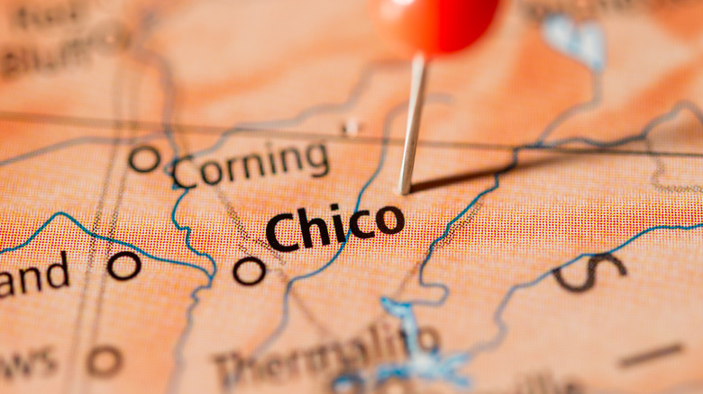 Chico, California map