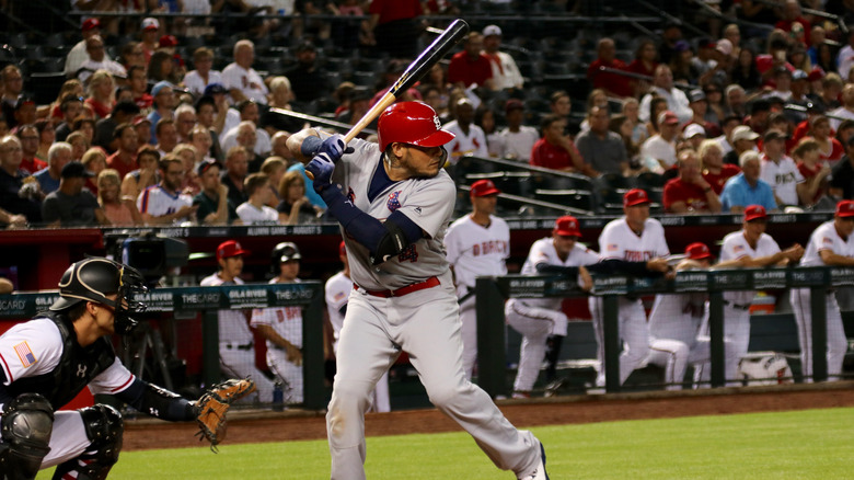 baseball player at the bat