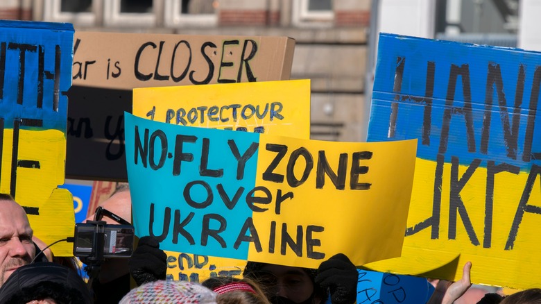  protest sign no fly zone