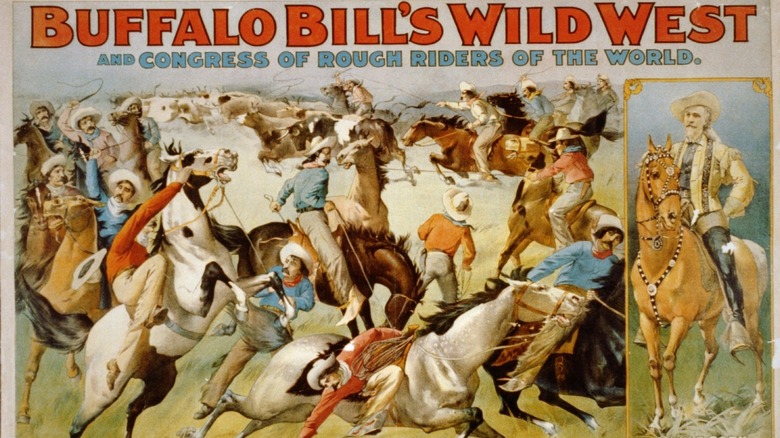 flyer of buffalo bill's Wild West