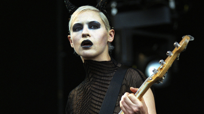 D'Arcy Wretzky performing with Smashing Pumpkins