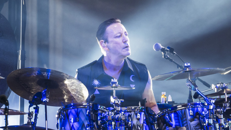 Jimmy Chamberlin playing drums for Smashing Pumpkins