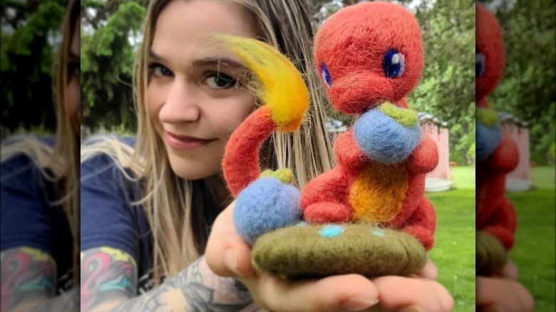 Laura Marie and needle felting