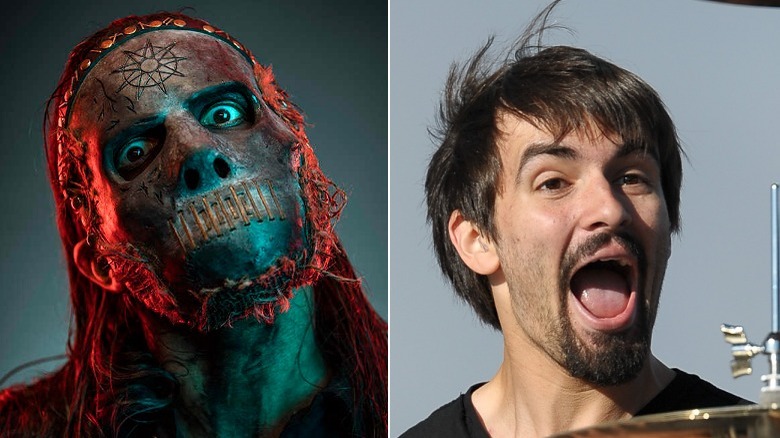 Jay Weinberg with and without mask