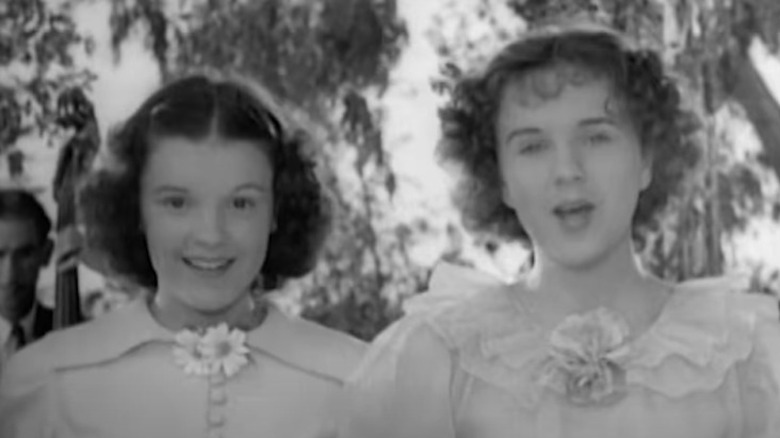 Judy Garland and Deanna Durbin