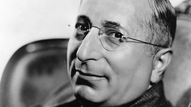 Louis B. Mayer smiling