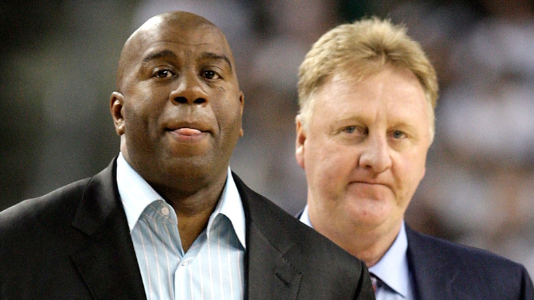 Magic Johnson and Larry Bird