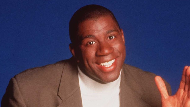 Magic Johnson in a publicity still for The Magic Hour