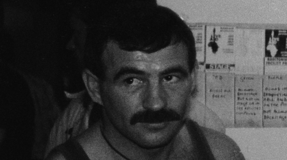 Jim Hutton with mustache