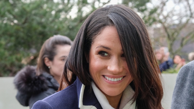 Meghan Markle in blue