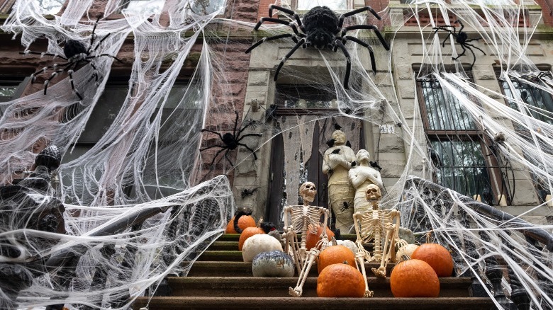 Halloween decorations in New York