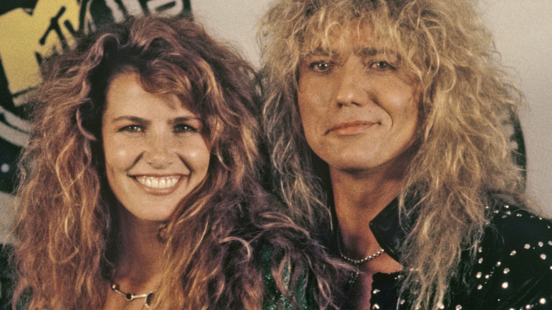 Kitaen and Coverdale smiling