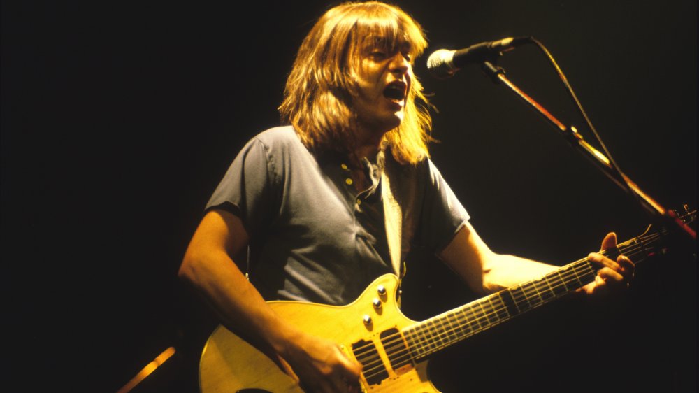 Malcolm Young performing