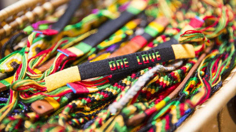 bob marley bracelets, one love