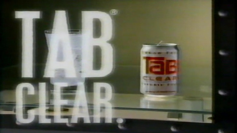 Still from Tab Clear ad