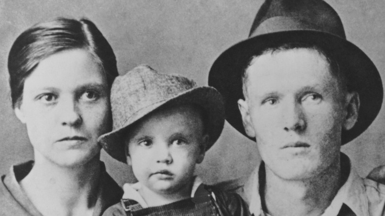 Elvis Presley and his parents
