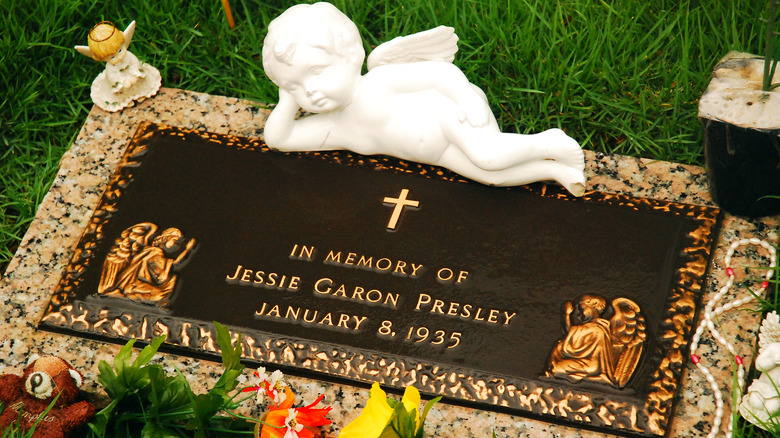 Jessie Garon Presley's memorial