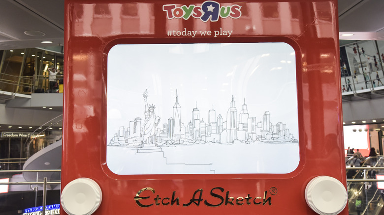 Etch A Sketch with drawing