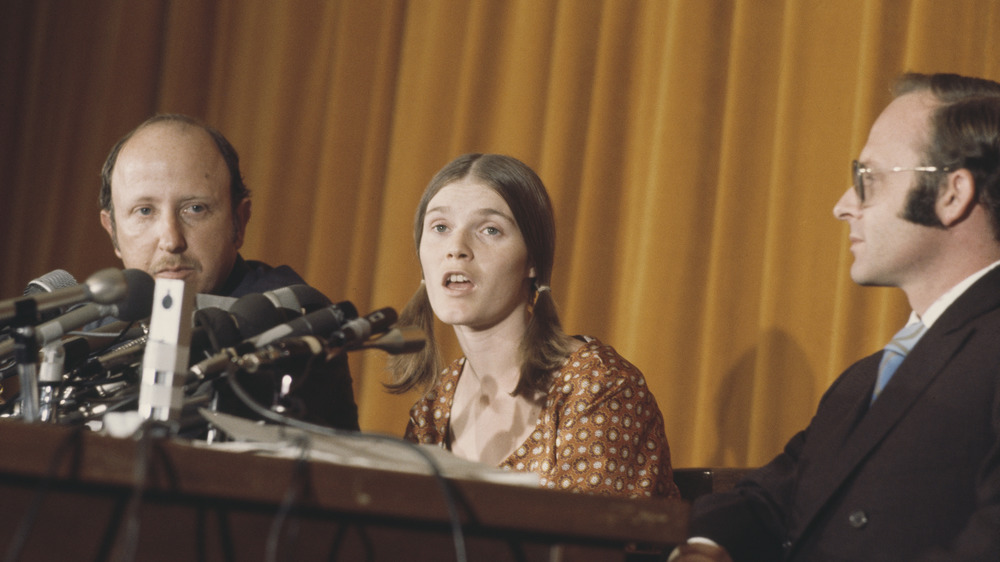 Linda Kasabian testifying in court