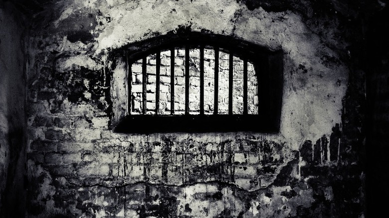 basement prison window