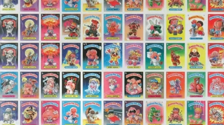 Assortment of Garbage Pail Kids cards