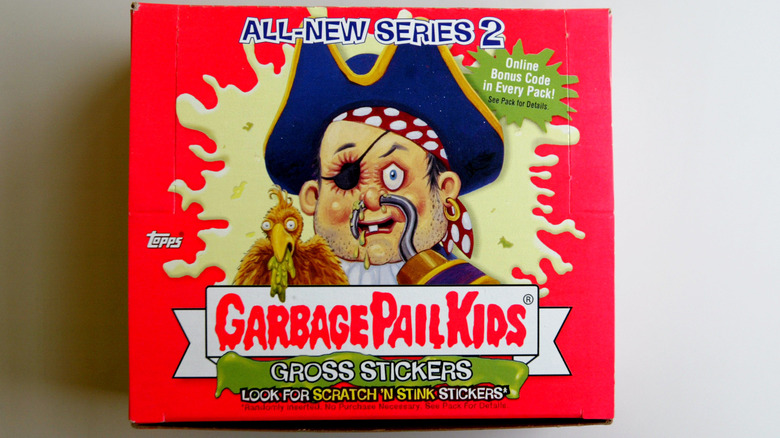 Pack of Garbage Pail Kids stickers