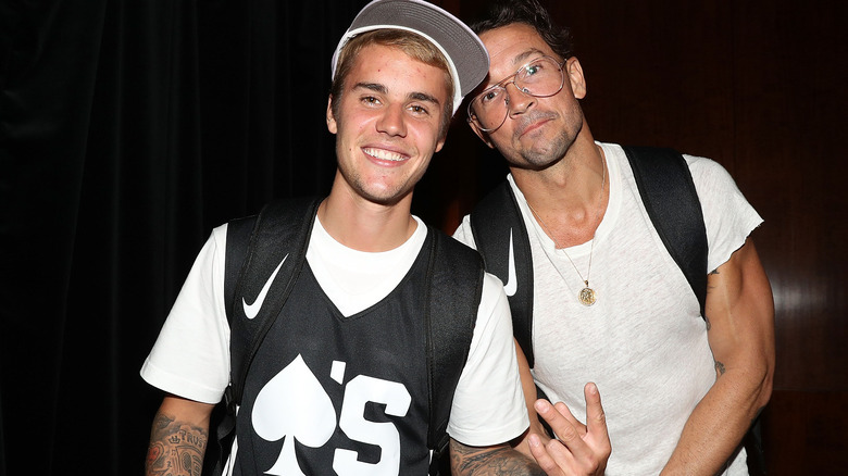 Justin Bieber and Carl Lentz