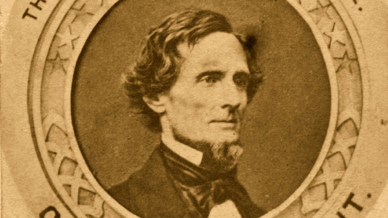 Confederacy president Jefferson Davis