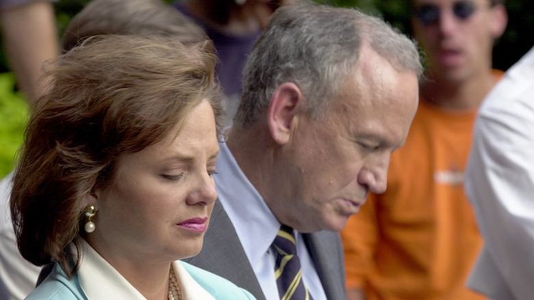 John and Patsy Ramsey speaking to press