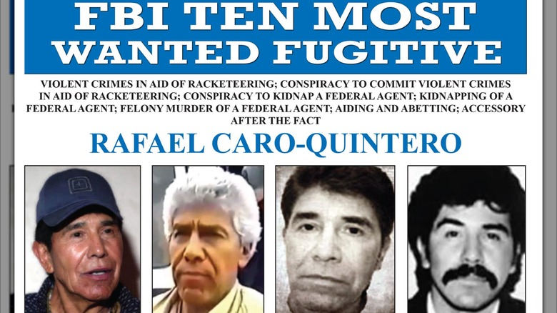 FBI's Rafael Caro Quintero poster