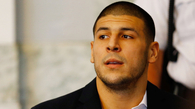 Former football player Aaron Hernandez