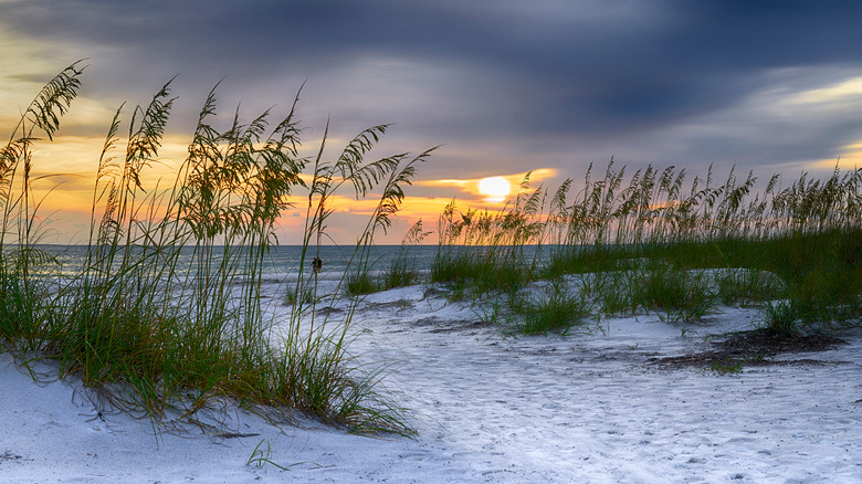 Sunset over Holmes Beach Florida