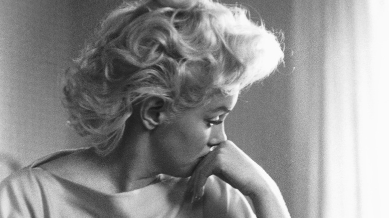 Pensive Marilyn Monroe