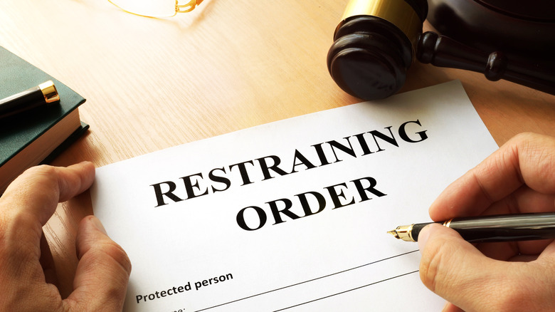 Restraining order