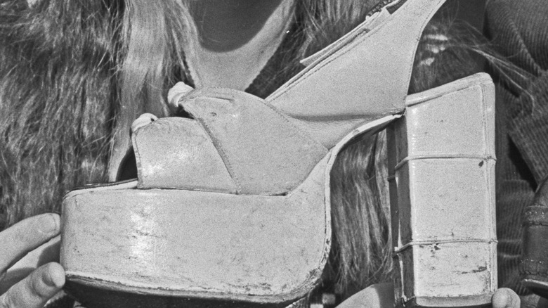 1974 platform shoe