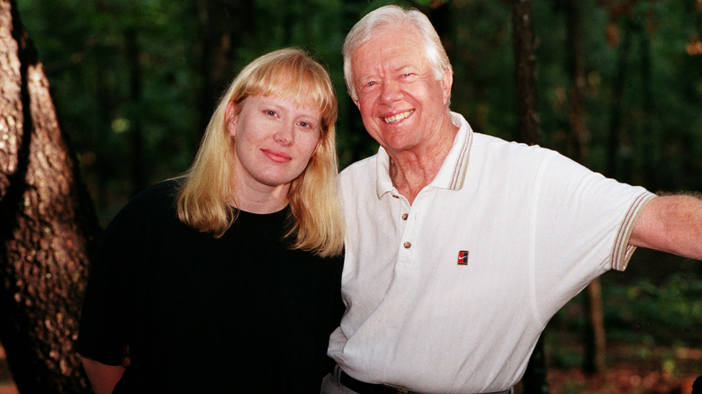 Amy Lyn, Jimmy Carter smiling